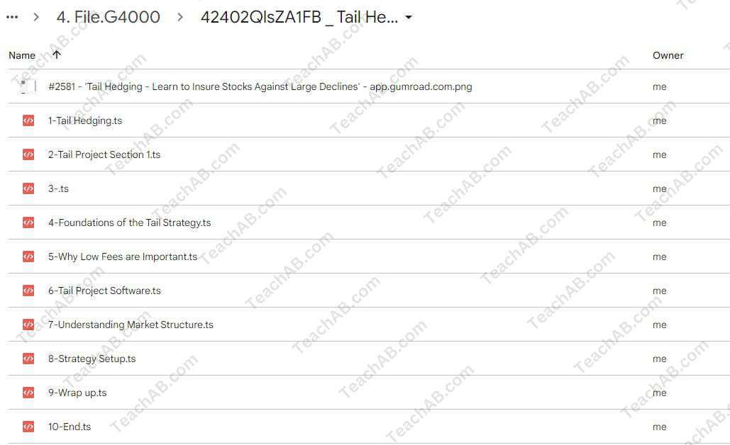 42402QlsZA1FB Tail Hedging Learn to Insure Stocks Against Large Declines By James Marsh