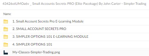 43426otUMOa6v Small Accounts Secrets PRO Elite Package By John Carter Simpler Trading