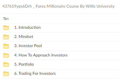 437619yps6Drh Forex Millionaire Course By Willis University