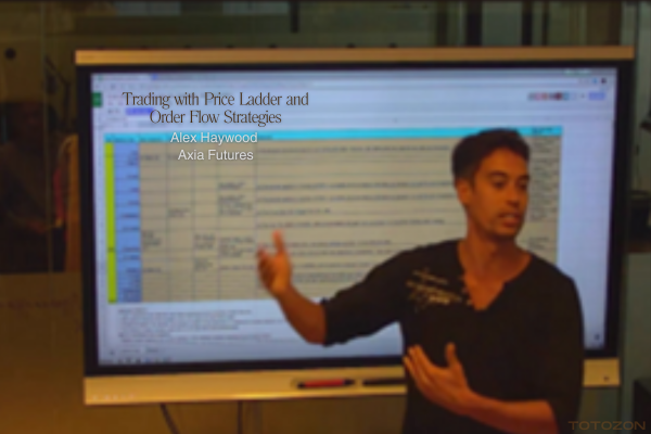 Trading with Price Ladder and Order Flow Strategies with Alex Haywood – Axia Futures image