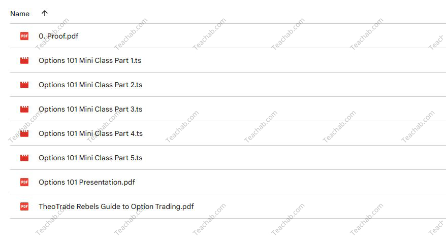 40223EzdlpXXO Options 101 Mini Class By Don Kaufman