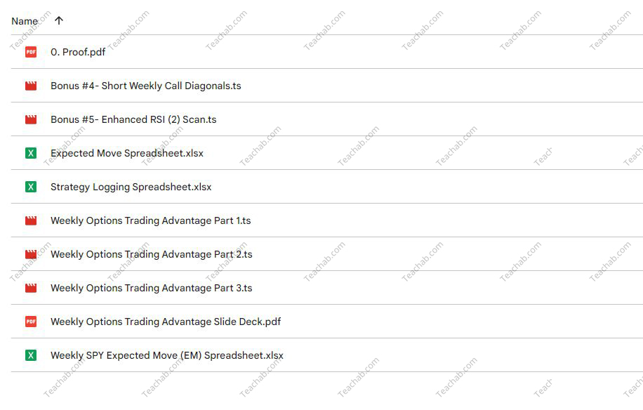 40235sAbpuAc4 Weekly Options Trading Advantage Class with Doc Severson