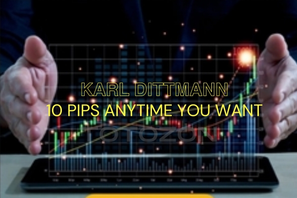 A trader analyzing forex charts to achieve 10 pips profit 1