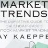 A trader analyzing seasonal stock market charts, representing strategies discussed in Jay Kaeppel's guide to calendar-based stock market trading.