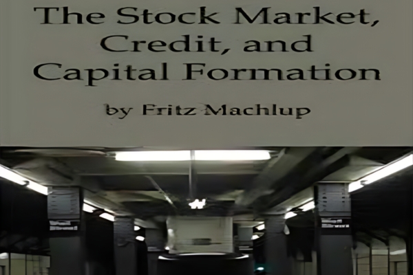 A vibrant illustration of the stock market dynamics and credit flows impacting capital formation.