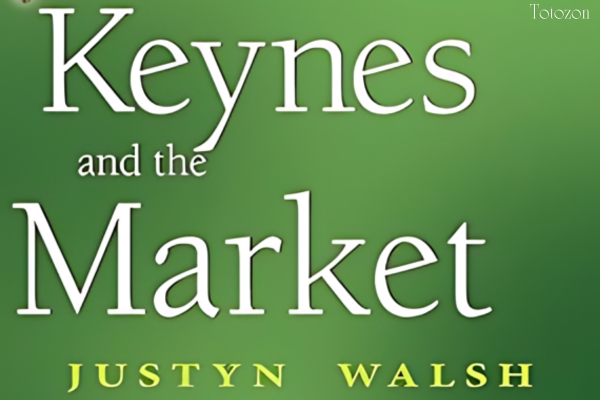 Economist analyzing market trends and financial data inspired by Keynesian principles.