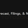 Forecast, Filings, & News By Jtrader image