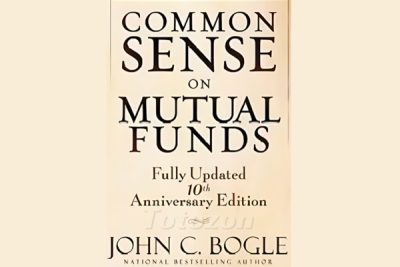 Illustration of John Bogle discussing mutual fund principles, highlighting key investing strategies.