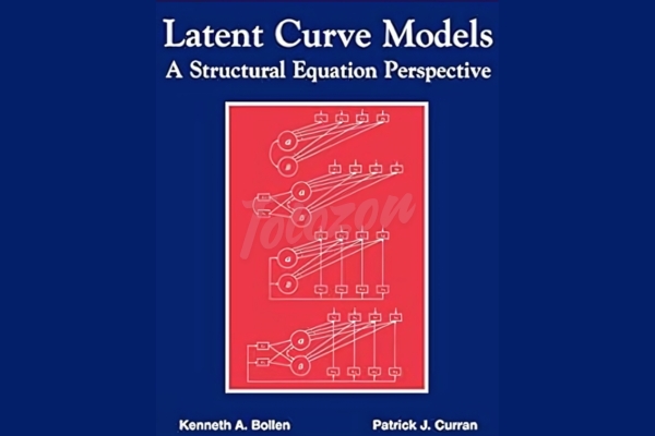 Illustration of latent curve models with growth trajectories and data points.