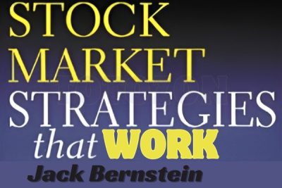 Jack Bernstein giving a lecture on stock market strategies.