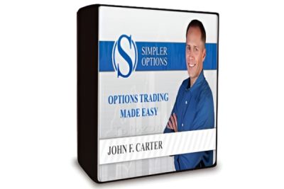 John Carter explaining small lot option trading strategies