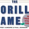 The Gorilla Game book, depicting a dominant gorilla in a futuristic tech landscape, symbolizing market leadership.