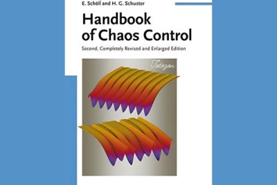 The Handbook of Chaos Control by H.G. Schuster, symbolizing complex dynamic systems intertwined.