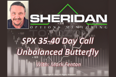 The SPX 35 40 Day Delta Neutral Unbalanced Butterfly By Sheridan Options Mentoring image