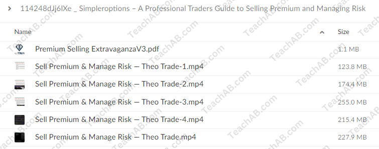 114248dJj6lXe A Professional Traders Guide to Selling Premium and Managing Risk By Simpler Trading