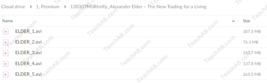 130307M0RtmFp The New Trading For a Living By Alexander Elder