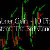 A Forex trader analyzing candlestick charts, symbolizing the implementation of the 10 Pips System.