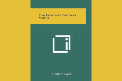 A clock overlaying a stock market chart representing time factors in the stock market.