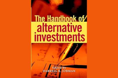 A comprehensive guide on alternative investments featuring hedge funds, private equity, and strategies by Darrell R. Jobman.