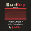 A dynamic stock market chart illustrating the concept of Krautgap by John Piper