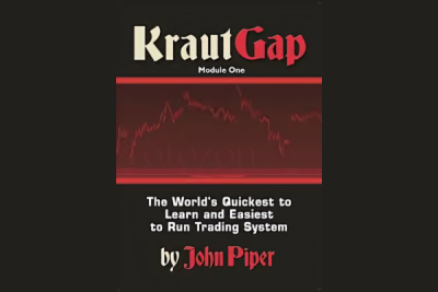 A dynamic stock market chart illustrating the concept of Krautgap by John Piper