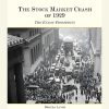 A graph showing the dramatic stock market decline in 1929 alongside a photo of Brenda Lange analyzing historical data.