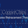 A trader analyzing Forex charts with Fibonacci retracement levels using CopperChips.