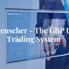 A trader analyzing GBPUSD charts using the A. Heuscher trading system, symbolizing strategic market analysis and successful trading.