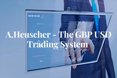 A trader analyzing GBPUSD charts using the A. Heuscher trading system, symbolizing strategic market analysis and successful trading.