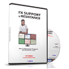 A trader analyzing forex charts using support and resistance levels to make informed trading decisions