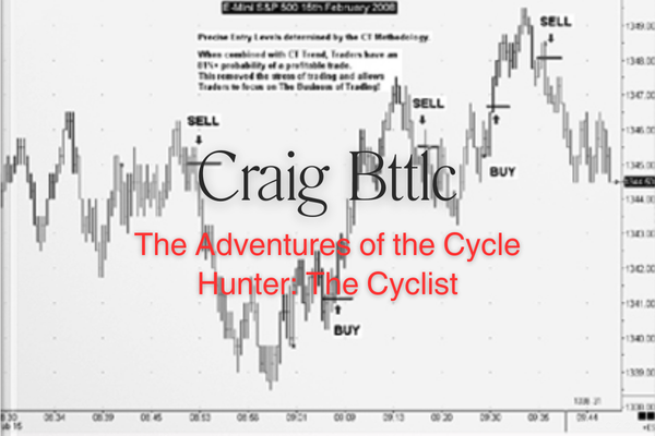 A trader analyzing market cycles on a computer screen, applying Craig Bttlc’s methods. (2)