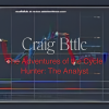 A trader analyzing market cycles on a computer screen, applying Craig Bttlc’s methods. (3)