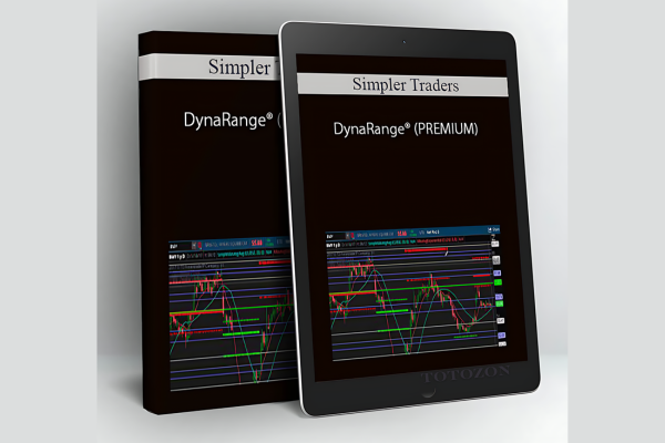 A trader using DynaRange® on a computer screen, analyzing dynamic support and resistance levels