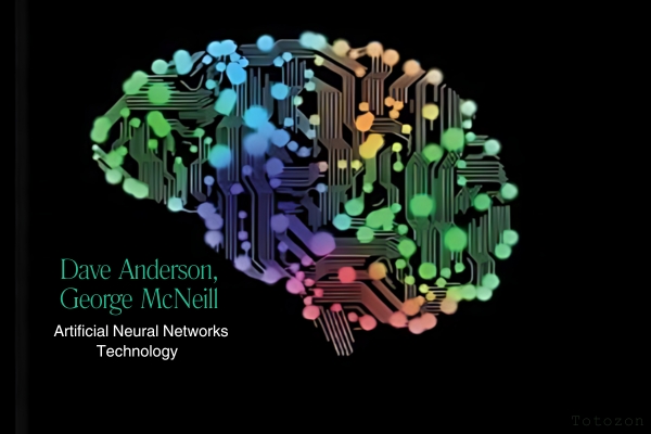 A visualization of an artificial neural network in action, processing data.