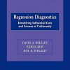 An analyst examining regression diagnostics charts and data