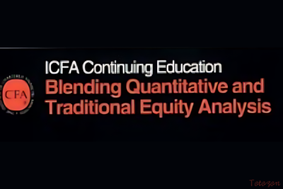 Blending Quantitative & Traditional Equity Analysis by CFA Institute image