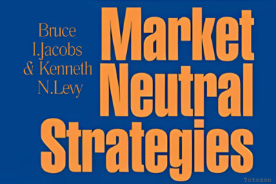 Bruce Jacobs and Kenneth Levy discussing market neutral strategies over a table filled with financial charts and data.