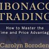 Carolyn Boroden explaining Fibonacci trading charts on a digital display