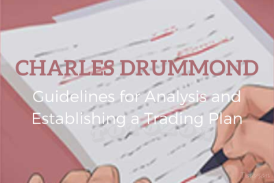 Chart analysis and notes representing Charles Drummond's trading plan methods