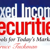 Cover of Bruce Tuckman's Fixed Income Securities, Second Edition with financial graphs in the background.