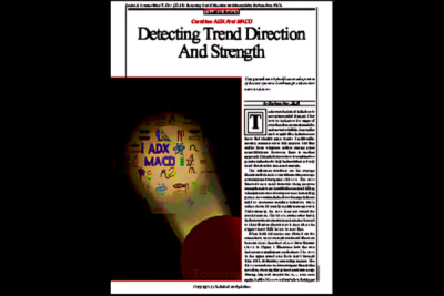 Diagram explaining trend analysis with indicators