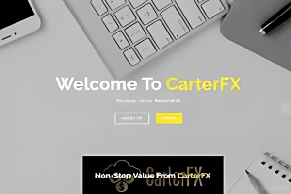 Duran Carter teaching a group of traders about forex strategies on the CarterFX platform.