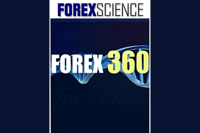 Forex trading chart with educational materials and tools