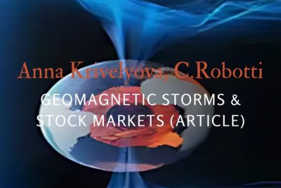 Geomagnetic storms and their impact on stock markets, with insights from Anna Krivelyova and C. Robotti.