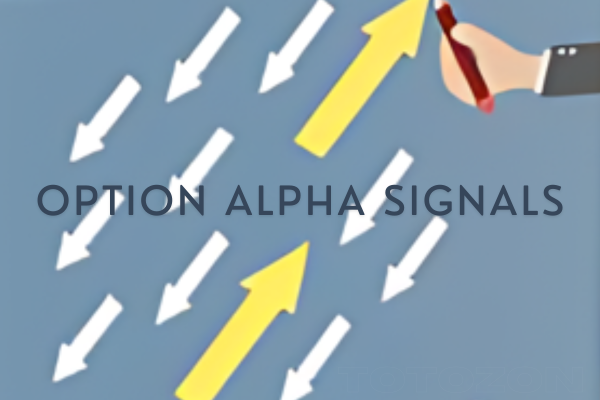 Graph depicting Option Alpha Signals analysis in a trading chart