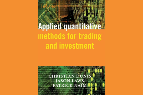 Graphs and data analysis visuals representing quantitative trading methods