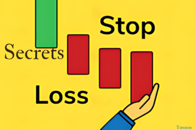 Illustration of a trader setting a stop loss order on a trading platform