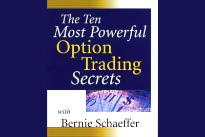 Image of Bernie Schaeffer explaining a chart during a trading seminar