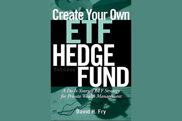 Investor analyzing ETF charts and planning a hedge fund strategy