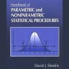 Researcher analyzing data using parametric and nonparametric statistical methods